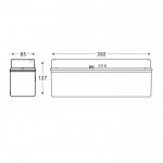  Φωτιστικό για συστήματα CBS / Rect Light LEDs