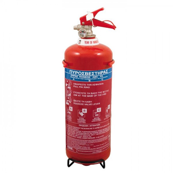 Πυροσβεστήρας 3Kg Ξηράς Σκόνης EXCLUSIVE με Μεταλλική Βάση